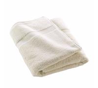 Douceur d'Intérieur Drap de Bain Elegance 90 x 150 cm, 100% coton uni, Sable