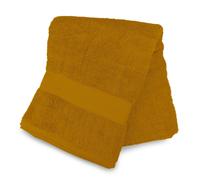 Soleil d'ocre, Lagune Drap de Bain, Coton 500 GR/m2, Moutarde, 70x130 cm
