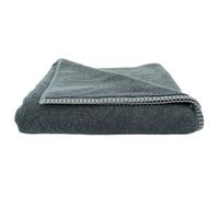 Drap de bain éponge bouclette 90x150 cm FJORD coton gris plomb