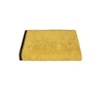 Atmosphera - Drap de bain Joia avec liseré 150x100 cm - Jaune Ocre et Noir - Joia Jaune G