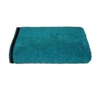 Drap de bain ""Joia"" - coton 550 gr/m² - bleu canard 100x150 cm - Bleu canard - Atmosphera createur d'interieur