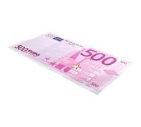 Semptec Drap de bain microfibre Pearl - design billet de 500 € - 180 x 90 cm