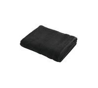 Douceur d'Intérieur – Drap de Bain Tendresse 90x150 cm Éponge unie 100% coton Noir