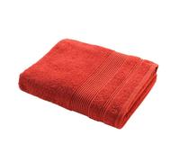 Douceur d'Intérieur Drap de bain Tendresse – 90 x 150 cm, éponge unie 100% coton – Terracotta