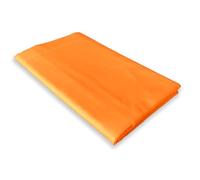 Drap de dessus cordon solide couleur unie orange, 100 % coton, 100 % coton, fabriqué en Italie, 2 places maxi