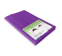 Drap de dessus cordon solide couleur unie pourpre, 100 % coton, 100 % coton, fabriqué en Italie, 2 places maxi