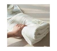 Drap de Dessus Gaze Coton pour lit Simple Double King Super King Drap Plat 160x230cm 200x230cm 245x250cm 245x270cm 1/2 Personnes(Beige,160x230cm)