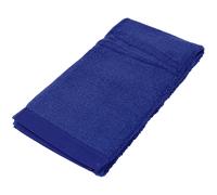 Drap de douche 70x140 cm 100% coton peigné ALBA bleu moyen