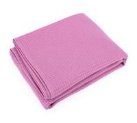 Drap de douche 70x140 cm nid d'abeille PURE WAFFLE 300 g/m² rose lavande