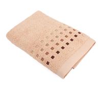 Drap de douche 70x140 cm PURE SQUARES Ecru 550 g/m2