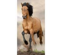 Drap de douche Serviette de bain Serviette de plage Cheval 70 x 140cm