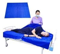 Drap de Glisse Patient | Feuille de Transfert Tubulaire avec Sangle de Fixation | Glissière à Basse Friction pour Voiture, Lit d'Hôpital & Soins à Domicile | Réutilisable et Étanche(37.4 * 29.5")