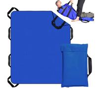 Drap De Glisse Pour Personnes Ãgées 100 * 120 Cm, Slide Sheet With 8 Handles, Patient Transfer Sheet Pour Lève Personnes Pour Personnes Âgées Et Alitées Et People With Disabilities (bleu)