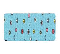 Drap de lit coloré portable doux et confortable pour lit d'enfant 127 x 63,5 cm (drap, lit non inclus)