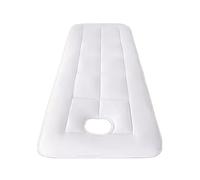 Drap de lit de massage réutilisable avec trou pour le visage, drap de table de massage, drap de lit pour le visage, drap de soins de beauté, drap de matelas pour salon, spa et thérapeutes - 70 x 185
