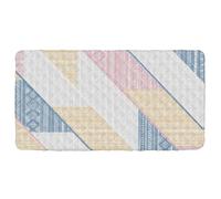 Drap de lit de voyage lavable de style bohème coloré pour lit de bébé pour petits espaces 127 x 63,5 cm (drap, lit non inclus)