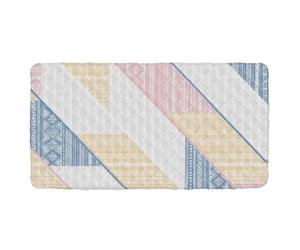 Drap de lit de voyage lavable de style bohème coloré pour lit de bébé pour petits espaces 127 x 63,5 cm (drap, lit non inclus)