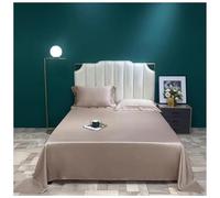 Drap de Lit en Satin Tencel 80 Fils - Linge de Lit en Jersey Lisse des Deux Côtés - Qualité Jersey Rafraîchissante - Respirant et Doux pour Peau 12,245 * 250cm