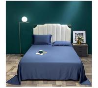 Drap de Lit en Satin Tencel 80 Fils - Linge de Lit en Jersey Lisse des Deux Côtés - Qualité Jersey Rafraîchissante - Respirant et Doux pour Peau 11,50x70 cm x2