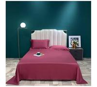 Drap de Lit en Satin Tencel 80 Fils - Linge de Lit en Jersey Lisse des Deux Côtés - Qualité Jersey Rafraîchissante - Respirant et Doux pour Peau 06,245 * 250cm