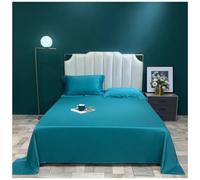 Drap de Lit en Satin Tencel 80 Fils - Linge de Lit en Jersey Lisse des Deux Côtés - Qualité Jersey Rafraîchissante - Respirant et Doux pour Peau 03,50x70 cm x2