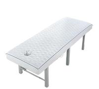 Drap de lit épais en velours cristal for salon de beauté, couvre-lit simple for table de massage, spa, hôpital, hôtel, couvre-lit for salon de beauté(White,70x190cm)