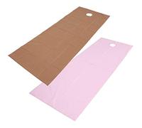 Drap de lit pour salon de beauté, imperméable à l'huile, avec ouverture pour respirer le visage + Couleur café foncé 200x75cm pour spa Tuina