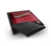 Joydivision Drap de lit SexMAX WetGAMES Noir 180x220 cm PVC Imperméable Lavable à 30°C