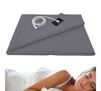 Drap de mise à la terre 71 x 132 cm, drap doux respirant avec câble conducteur, tapis pliable pour un meilleur soulagement du stress du sommeil, draps-housses