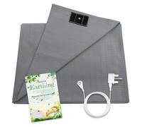 Drap de Mise à la Terre, Tapis de Mise à la Terre, avec Câble de Mise à la Terre UE, Tapis de Mise à la Terre pour Lit, Drap de Mise à la Terre pour Un Meilleur Sommeil, 68 x 132 cm