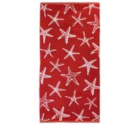 Drap de plage 75x150 cm pur coton collection AGRIGENTE rouge