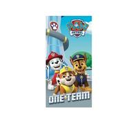 Drap de plage en coton Pat'Patrouilles One Team - 70 x 140 cm - Bleu