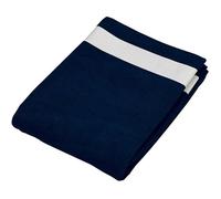 Drap de plage Kariban - bleu marine/blanc - Bleu - TU Taille unique