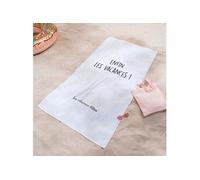 LEFEBVRE-TEXT... Drap de plage les vilaines filles en coton Enfin les Vacances - 170 x 90 cm - 360 gr/m2