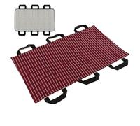 Drap de pour personnes âgées,Linges de Imperméables - Alèse De Repositionnement 110x62 Cm Avec 6 Poignées,pour Patients Adultes en Hôpital, Soins, Retournement et