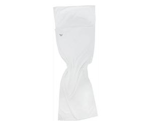 Drap de sac en coton zippé Salewa Blanc Ouverture gauche