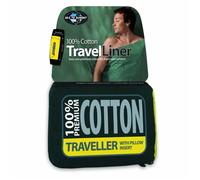 Drap de sac - Sea to Summit - PREMIUM COTON - Bleu - Adulte - Camping