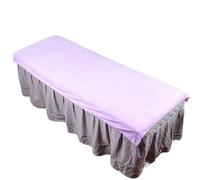 Drap de serviette en microfibre for salon beauté, draps lit, couverture table massage SPA, couvre-lit, doux avec/sans trou(No hole violet)