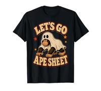 Drap de Singe Halloween Gorilla Ghost Costume Effrayant Octobre Fun T-Shirt