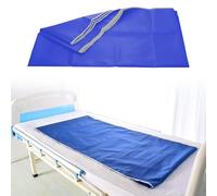 Drap De Transfert Pour Patient: Réutilisable Drap De Glisse 200 * 100 Cm, Bâches Tubulaires Coulissantes Pour Le Transfert Des Patients, Draps De Transferts Pour Le Transferts En Voiture, Bleu