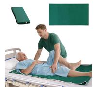 Drap de transfert pour personnes âgées 95x75cm, Drap glissant réutilisable, Aide au repositionnement des patients, Pour soins à domicile