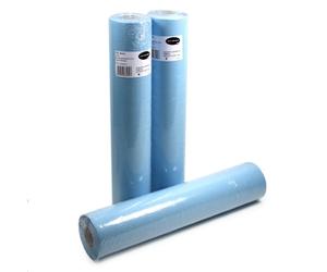 Drap d'examen plastifié ValaRoll bleu - 180 formats 50x38 cm - 6 rouleaux