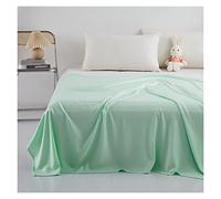 Drap en Soie Couverture Mince en Soie de Glace Fibre Bambou d'été Serviette Forme Diamant climatisation for bébé for Lits(Green,200x230cm(78x90inch))