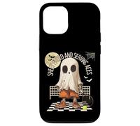 Drap face et as de service amusant - Motif fantôme de tennis Coque pour iPhone 12/12 Pro