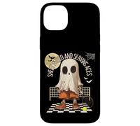 Drap face et as de service amusant - Motif fantôme de tennis Coque pour iPhone 14 Plus