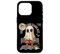 Drap face et as de service amusant - Motif fantôme de tennis Coque pour iPhone 16 Pro