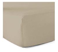 Drap-housse 100% coton 57 Fils Ficelle 120 x 190 cm - Bonnet 30 cm