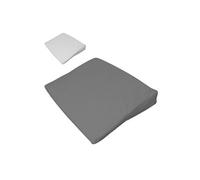 Monsieur Bébé ® Drap Housse 100% Coton Pour Plan Incliné - 40 Cm De Large - Gris Gris