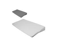 Monsieur Bébé ® Drap Housse 100% Coton Pour Plan Incliné - 60 Cm De Large - Blanc Blanc