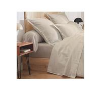 Drap housse 100% satin 180x200 sable - Tradilinge